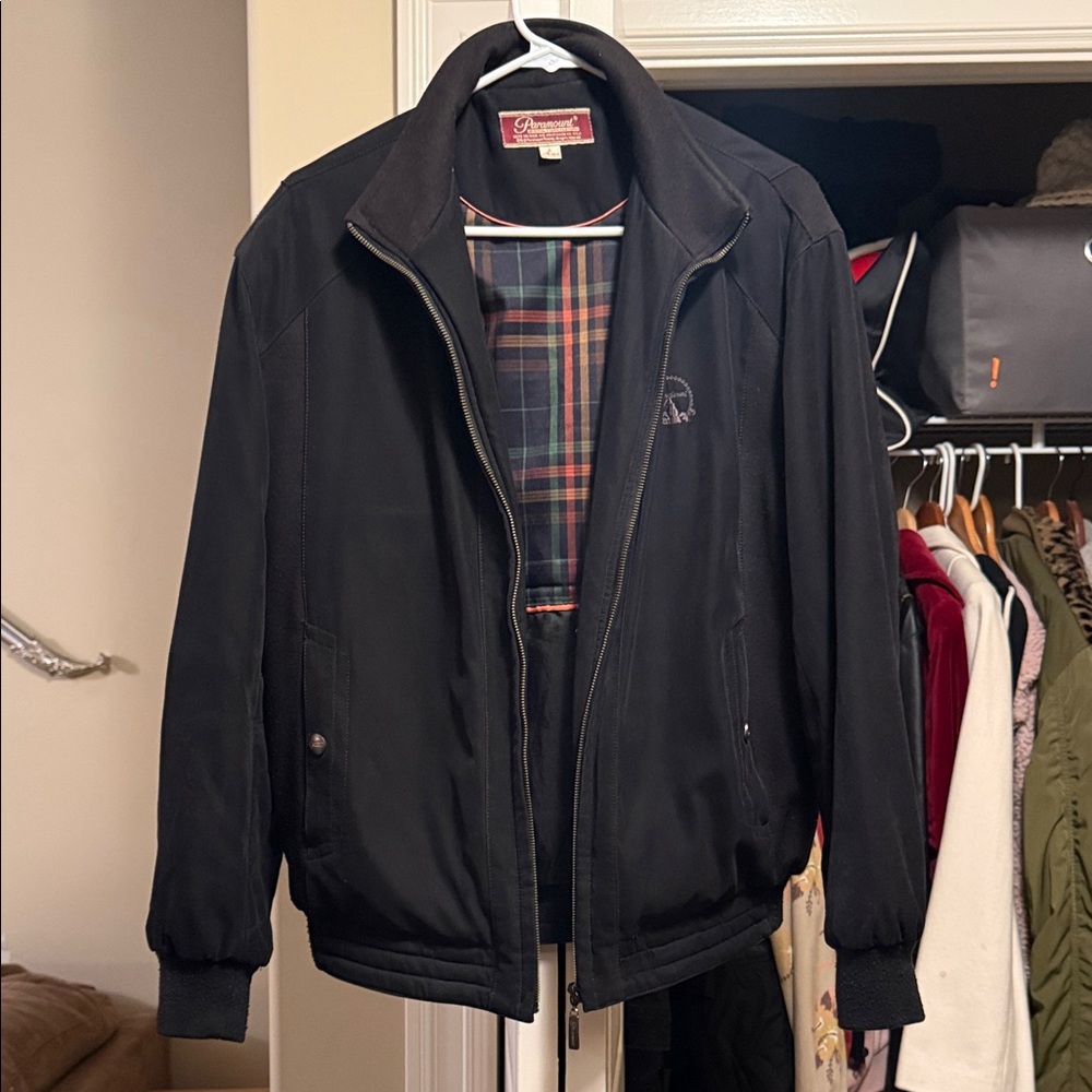 Men's Black Bomber Jacket